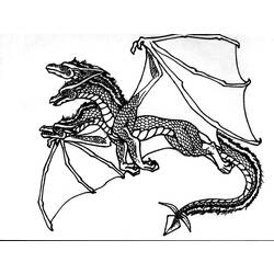 Página para colorir: Dragão (animais) #5825 - Páginas para Colorir Imprimíveis Gratuitamente