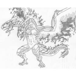 Página para colorir: Dragão (animais) #5869 - Páginas para Colorir Imprimíveis Gratuitamente