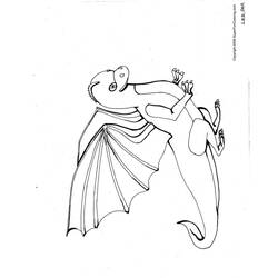 Página para colorir: Dragão (animais) #5889 - Páginas para Colorir Imprimíveis Gratuitamente