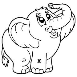 Desenho Elefante (Animais) #216851 para imprimir e colorir