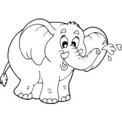 Página para colorir: Elefante (animais) #6295 - Páginas para Colorir Imprimíveis Gratuitamente