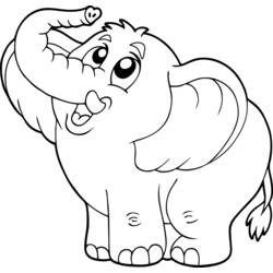 Página para colorir: Elefante (animais) #6296 - Páginas para Colorir Imprimíveis Gratuitamente