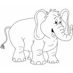 Página para colorir: Elefante (animais) #6304 - Páginas para Colorir Imprimíveis Gratuitamente