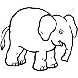 Página para colorir: Elefante (animais) #6312 - Páginas para Colorir Imprimíveis Gratuitamente