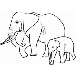 Página para colorir: Elefante (animais) #6322 - Páginas para Colorir Imprimíveis Gratuitamente