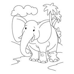 Página para colorir: Elefante (animais) #6329 - Páginas para Colorir Imprimíveis Gratuitamente
