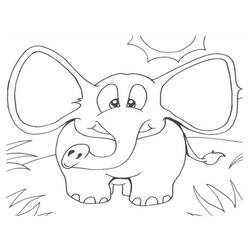 Página para colorir: Elefante (animais) #6330 - Páginas para Colorir Imprimíveis Gratuitamente