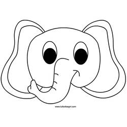 Página para colorir: Elefante (animais) #6336 - Páginas para Colorir Imprimíveis Gratuitamente