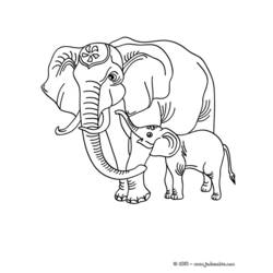 Página para colorir: Elefante (animais) #6337 - Páginas para Colorir Imprimíveis Gratuitamente