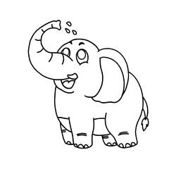 Página para colorir: Elefante (animais) #6347 - Páginas para Colorir Imprimíveis Gratuitamente