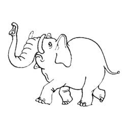 Página para colorir: Elefante (animais) #6356 - Páginas para Colorir Imprimíveis Gratuitamente