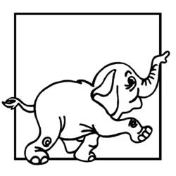 Página para colorir: Elefante (animais) #6358 - Páginas para Colorir Imprimíveis Gratuitamente