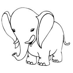 Página para colorir: Elefante (animais) #6367 - Páginas para Colorir Imprimíveis Gratuitamente