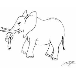 Página para colorir: Elefante (animais) #6373 - Páginas para Colorir Imprimíveis Gratuitamente