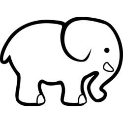 Página para colorir: Elefante (animais) #6408 - Páginas para Colorir Imprimíveis Gratuitamente