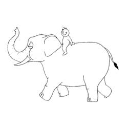 Página para colorir: Elefante (animais) #6411 - Páginas para Colorir Imprimíveis Gratuitamente