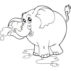 Página para colorir: Elefante (animais) #6412 - Páginas para Colorir Imprimíveis Gratuitamente