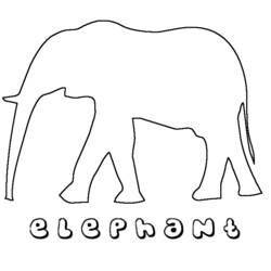 Página para colorir: Elefante (animais) #6414 - Páginas para Colorir Imprimíveis Gratuitamente