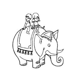 Página para colorir: Elefante (animais) #6434 - Páginas para Colorir Imprimíveis Gratuitamente