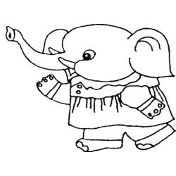 Página para colorir: Elefante (animais) #6476 - Páginas para Colorir Imprimíveis Gratuitamente