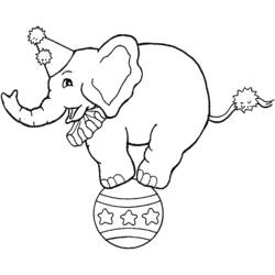 Página para colorir: Elefante (animais) #6481 - Páginas para Colorir Imprimíveis Gratuitamente