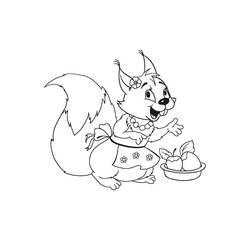 Desenho Esquilo (Animais) #177461 para imprimir e colorir