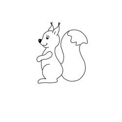 Desenho Esquilo (Animais) #177480 para imprimir e colorir