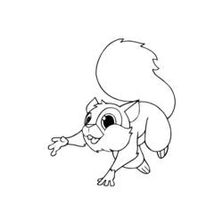 Página para colorir: Esquilo (animais) #6167 - Páginas para Colorir Imprimíveis Gratuitamente