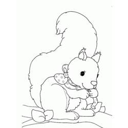 Página para colorir: Esquilo (animais) #6175 - Páginas para Colorir Imprimíveis Gratuitamente
