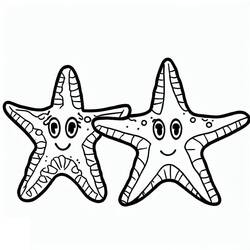Página para colorir: Estrela-do-mar (Animais) #187162 - Páginas para Colorir Imprimíveis Gratuitamente