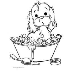 Página para colorir: Filhote de cachorro (animais) #2909 - Páginas para Colorir Imprimíveis Gratuitamente