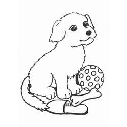 Página para colorir: Filhote de cachorro (animais) #2913 - Páginas para Colorir Imprimíveis Gratuitamente