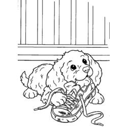 Página para colorir: Filhote de cachorro (animais) #2923 - Páginas para Colorir Imprimíveis Gratuitamente