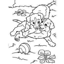Página para colorir: Filhote de cachorro (animais) #3005 - Páginas para Colorir Imprimíveis Gratuitamente