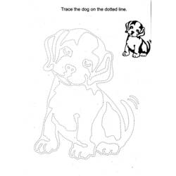 Página para colorir: Filhote de cachorro (animais) #3058 - Páginas para Colorir Imprimíveis Gratuitamente