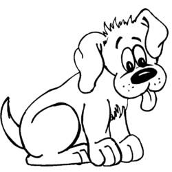 Página para colorir: Filhote de cachorro (animais) #3073 - Páginas para Colorir Imprimíveis Gratuitamente