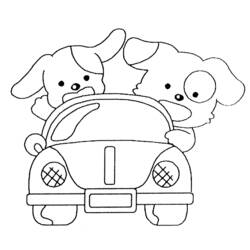 Página para colorir: Filhote de cachorro (animais) #3074 - Páginas para Colorir Imprimíveis Gratuitamente
