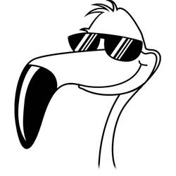 Página para colorir: Flamingo Rosa (Animais) #198748 - Páginas para Colorir Imprimíveis Gratuitamente