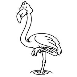 Página para colorir: Flamingo Rosa (Animais) #198756 - Páginas para Colorir Imprimíveis Gratuitamente