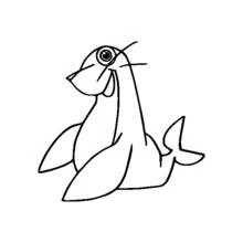 Desenho Foca (Animais) #16288 para imprimir e colorir