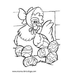 Página para colorir: Frango (animais) #17345 - Páginas para Colorir Imprimíveis Gratuitamente