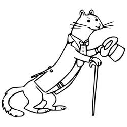 Página para colorir: Furão (Animais) #205405 - Páginas para Colorir Imprimíveis Gratuitamente