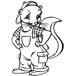 Página para colorir: Furão (Animais) #205406 - Páginas para Colorir Imprimíveis Gratuitamente