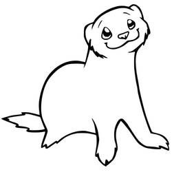 Página para colorir: Furão (Animais) #205408 - Páginas para Colorir Imprimíveis Gratuitamente
