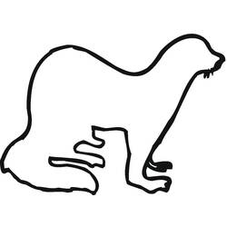 Página para colorir: Furão (Animais) #205413 - Páginas para Colorir Imprimíveis Gratuitamente