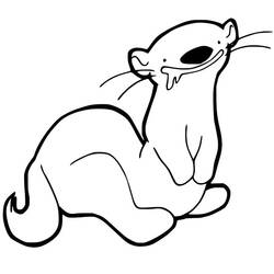 Página para colorir: Furão (Animais) #205414 - Páginas para Colorir Imprimíveis Gratuitamente