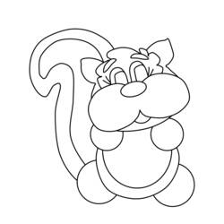 Desenho Gambá (Animais) #11196 para imprimir e colorir
