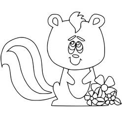 Desenho Gambá (Animais) #205279 para imprimir e colorir