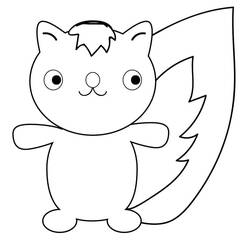 Desenho Gambá (Animais) #205290 para imprimir e colorir
