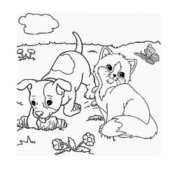 Página para colorir: Gatinho (animais) #18036 - Páginas para Colorir Imprimíveis Gratuitamente